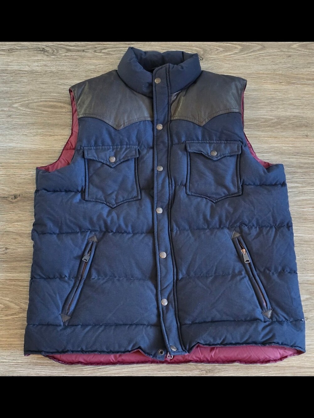 Penfield Trailwear Stapleton Down Puffer Outdoor Vest Jacket sz Lg